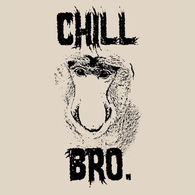 Chill Bro Proboscis Monkey Gift