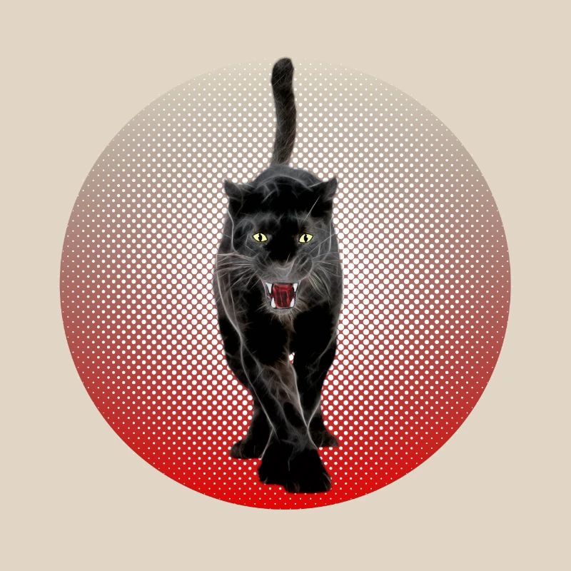 Noir Cougar schwarzer Panther CB Chat Noir