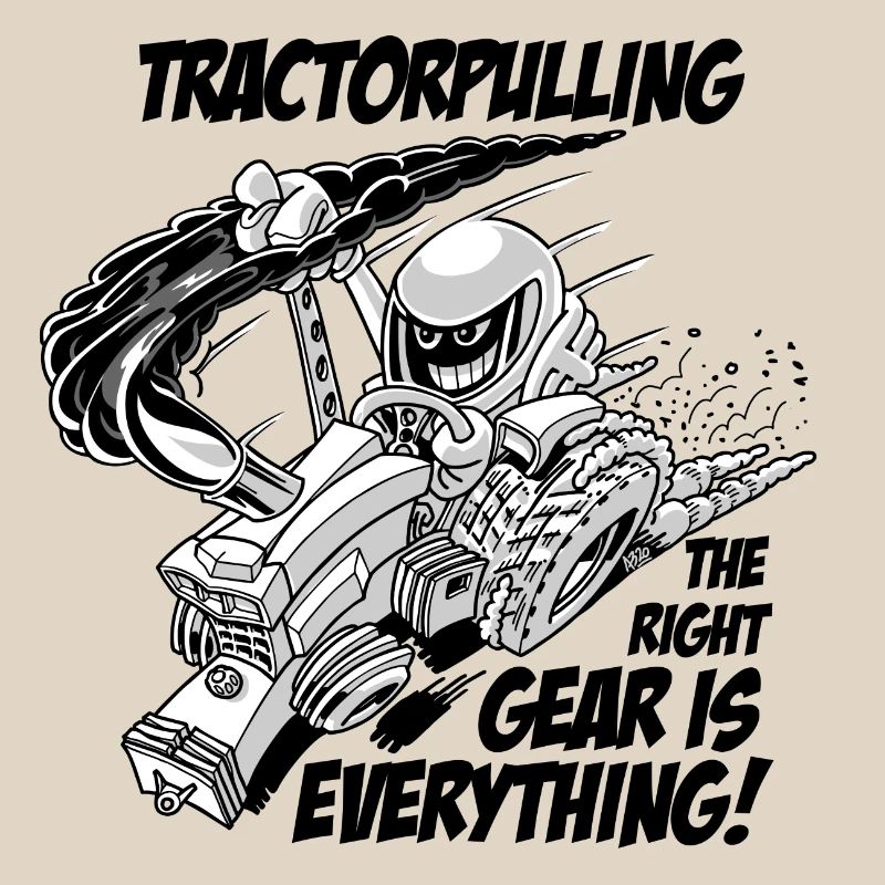 0966 tractor pulling BW