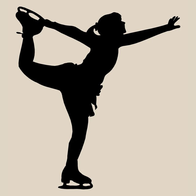 Eiskunstlauf Tanzende Mädchen oder Frauen