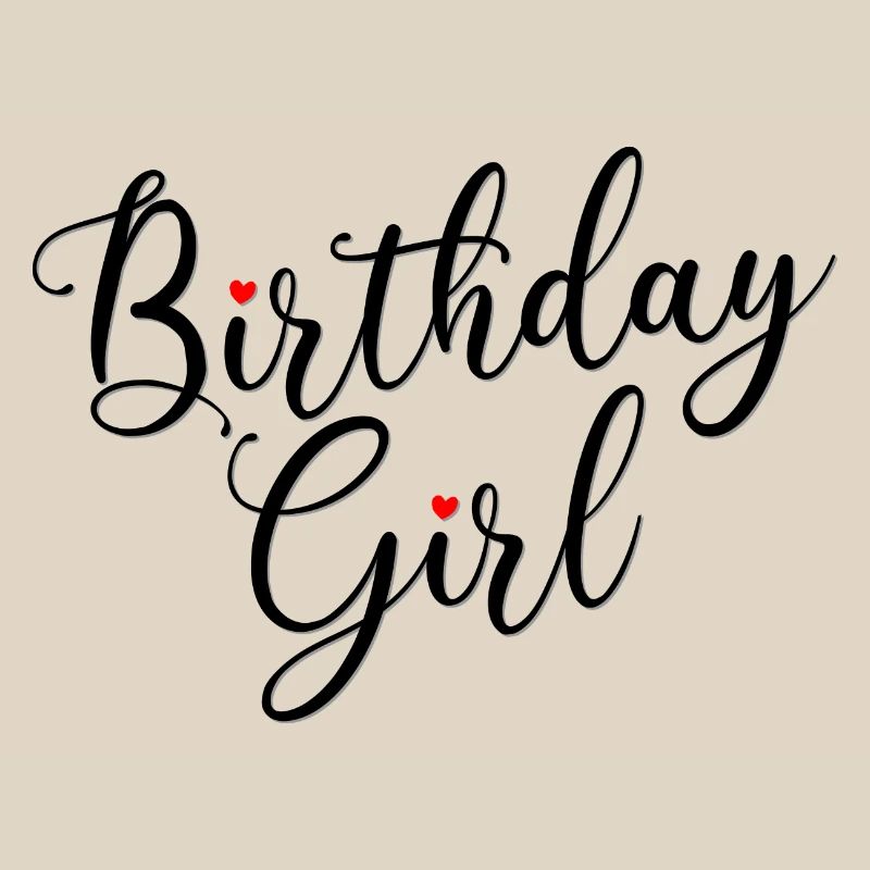 Fille d’anniversaire Script Coeurs