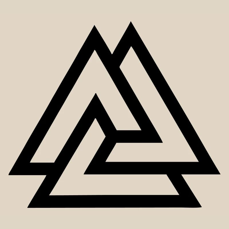 Valknut-Knoten im Kampf gefallen