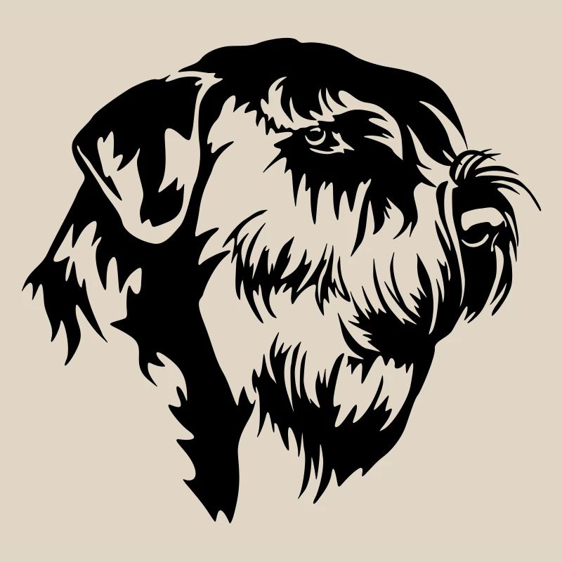 Tête de Schnauzer géant