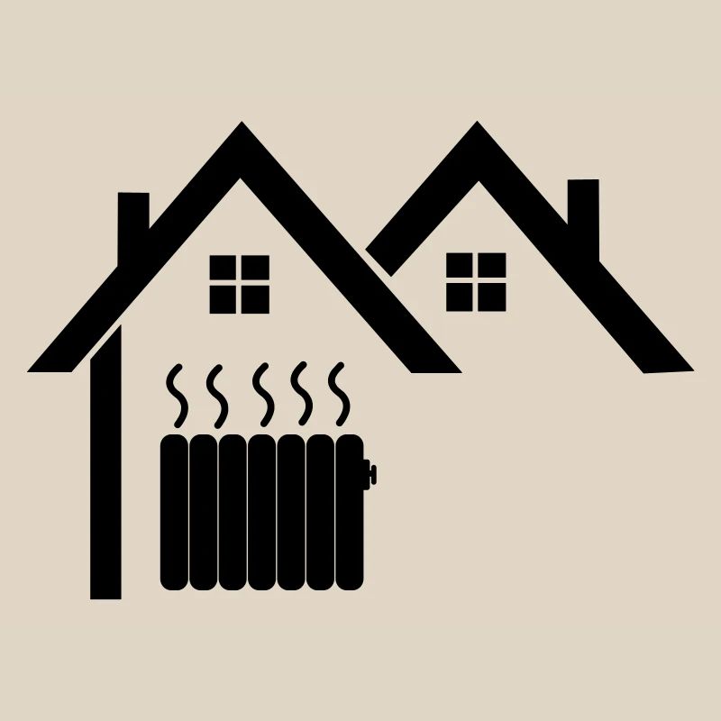 House heating central heating central heating logo