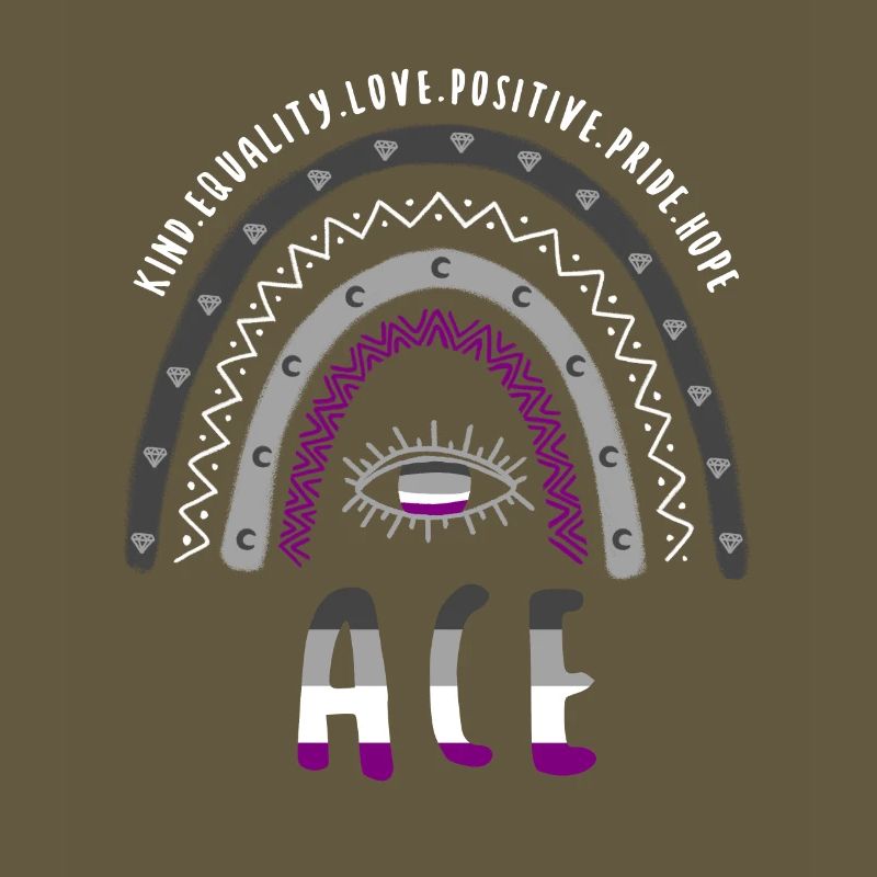 Boho Regenbogen Ace Pride