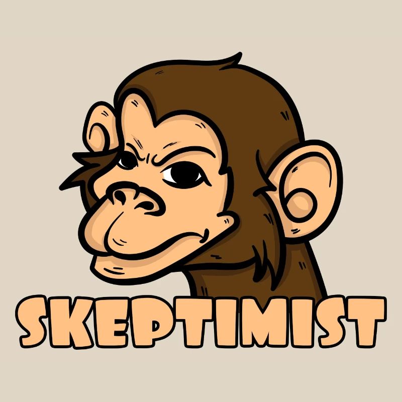 Skeptiker Affe - Skeptimist