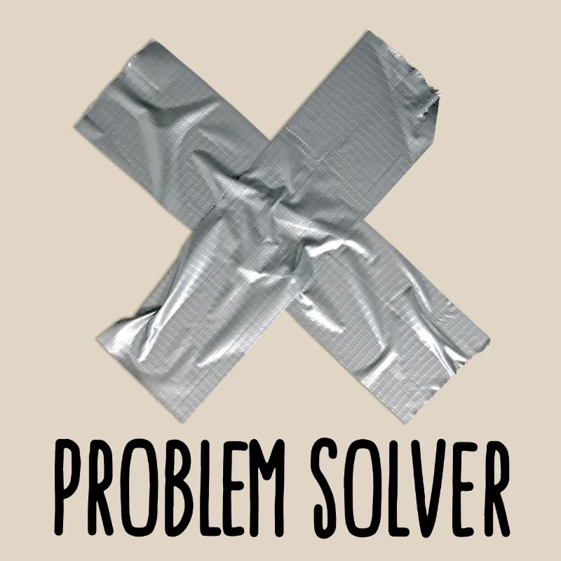 Lustig Klebeband Mann Vater Problem solver