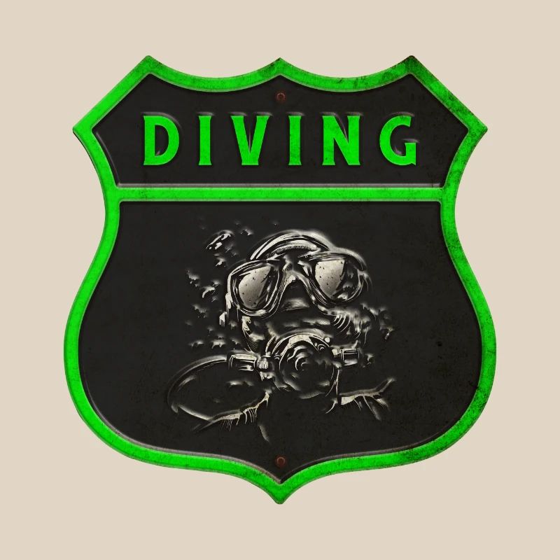 Diving Crest design