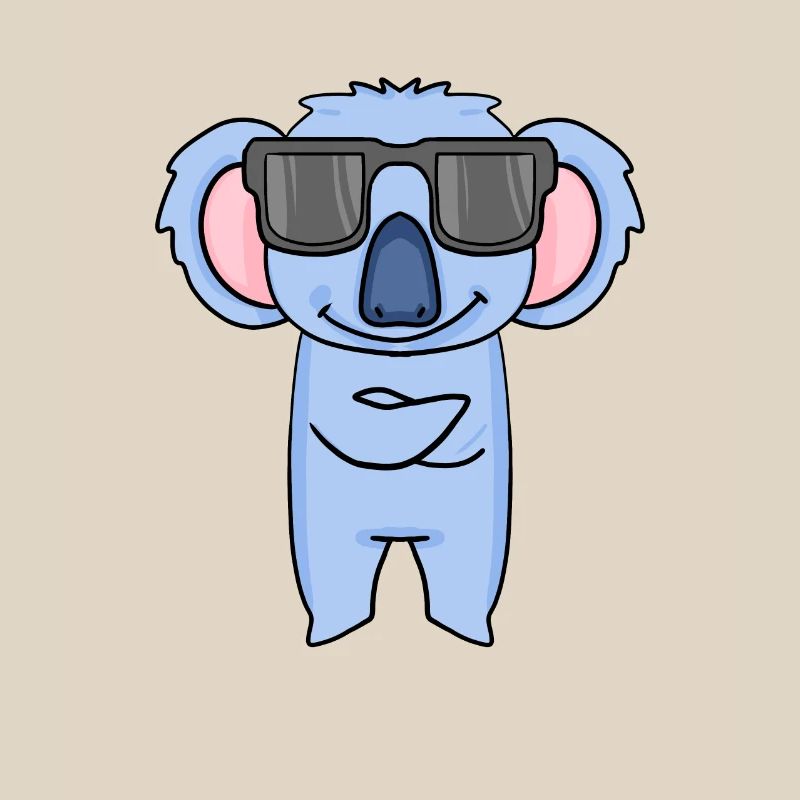 Koala mit Sonnenbrille