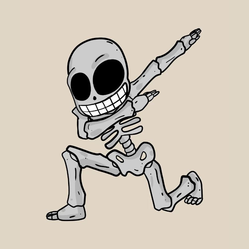 Skelett dabbing
