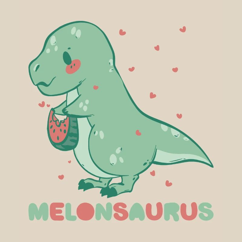 Pastèque pastèque végétarienne T Rex