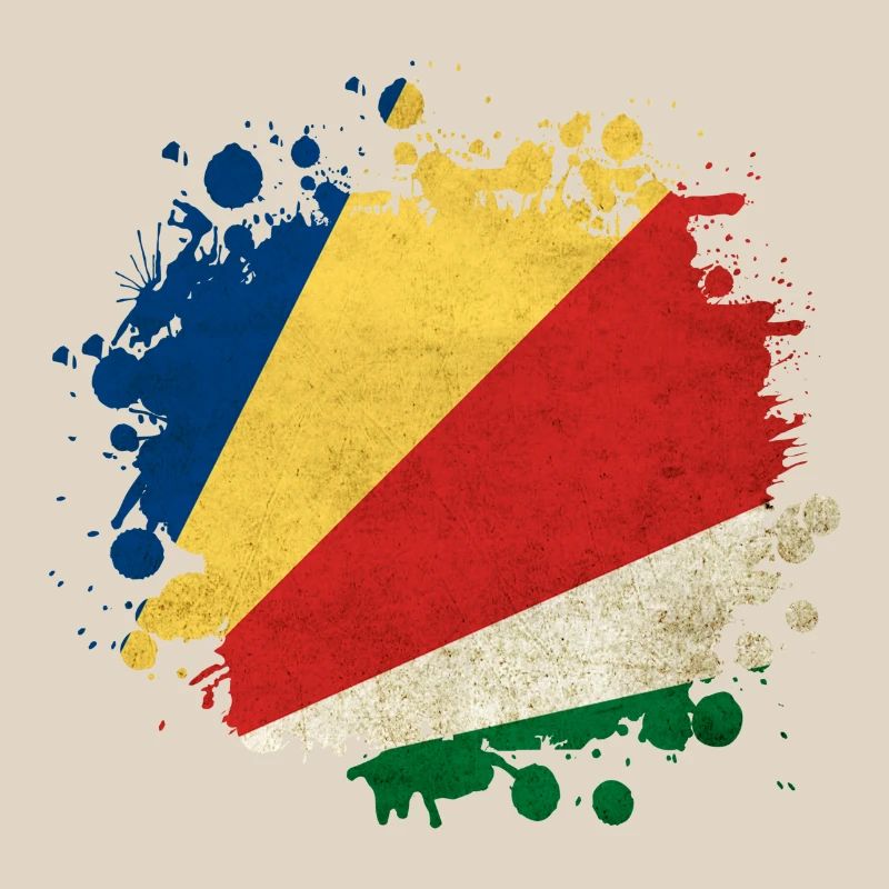Design du drapeau des Seychelles Blob