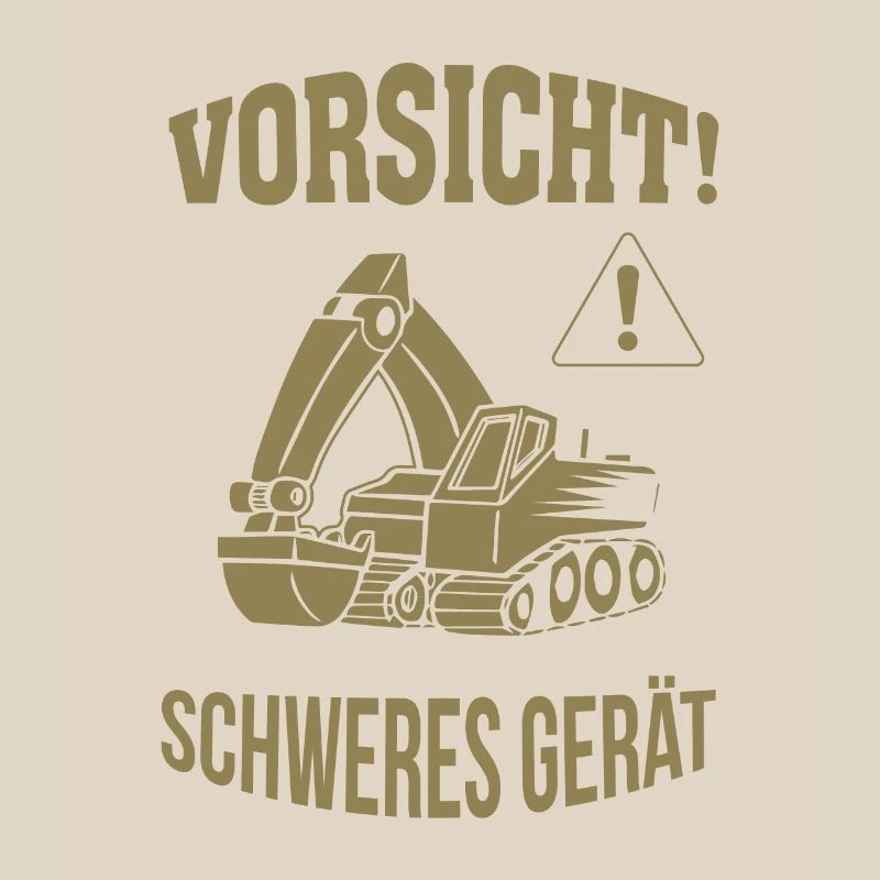 Bagger Baggerfahrer Baugeräteführer Schweres Gerät