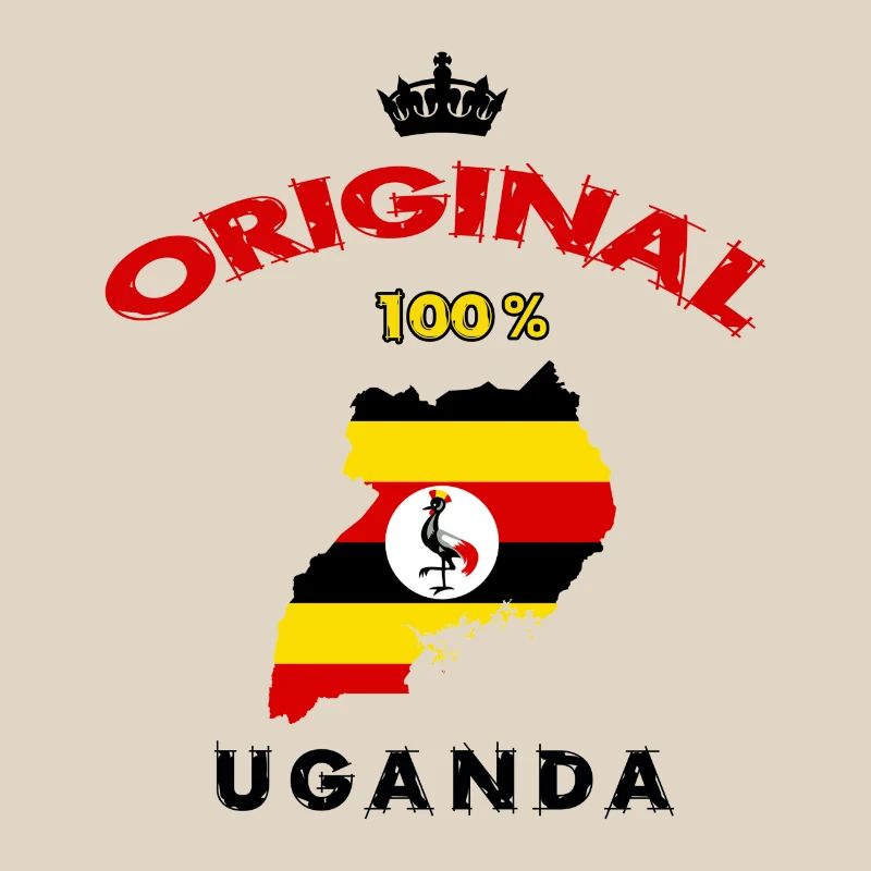Uganda original 100% flag design