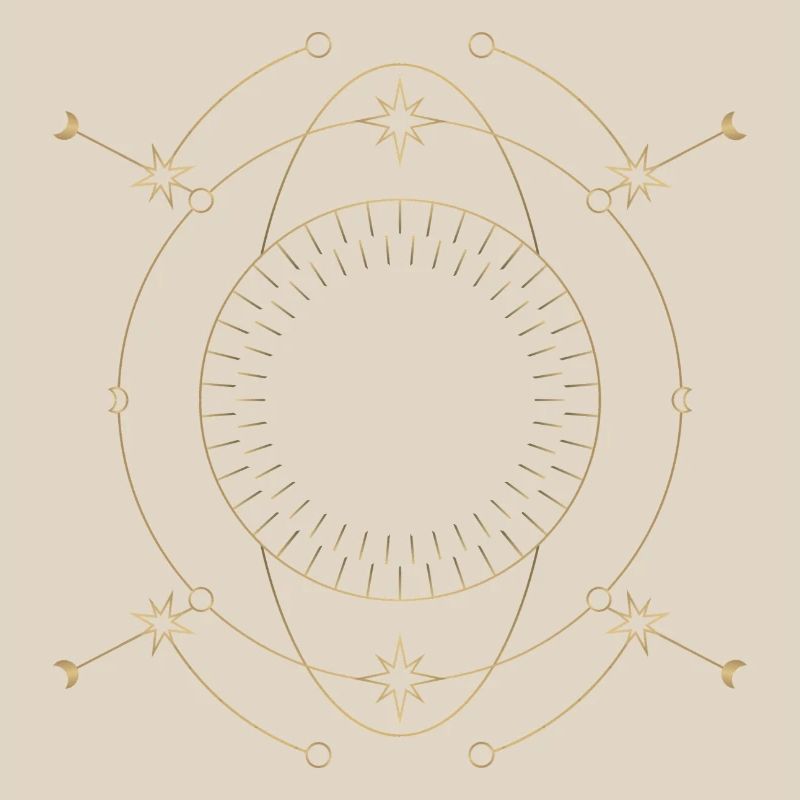 Conception de l’orbite du cercle d’étoile dorée