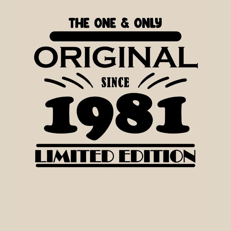 1981 - Année de construction 1981 - Naissance 1981