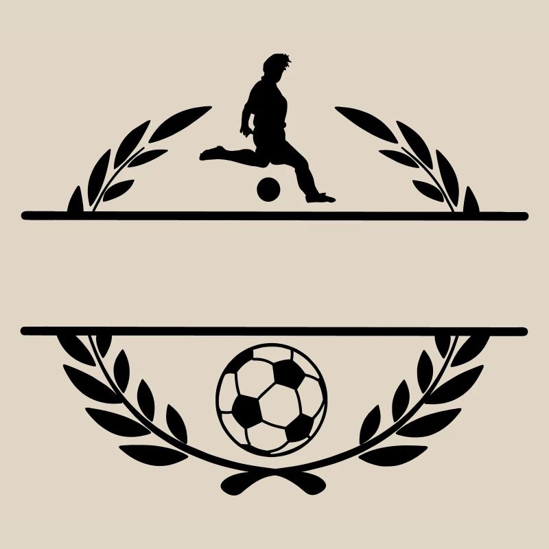 Fußballlogo transparent mit Balken dazwischen