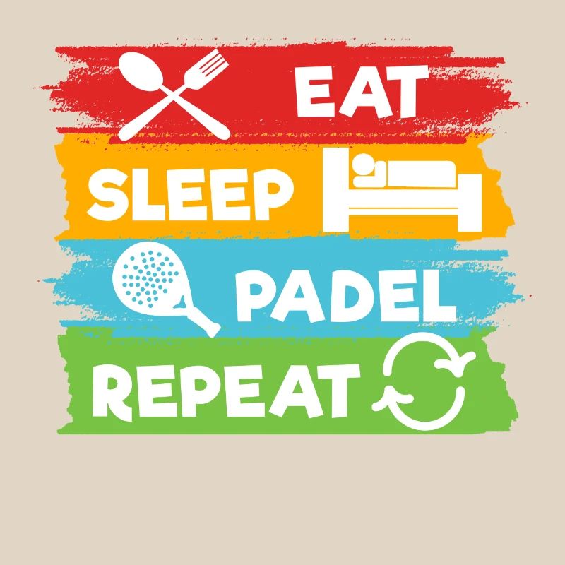 Padel Team Player Padel Racket Sport Statement