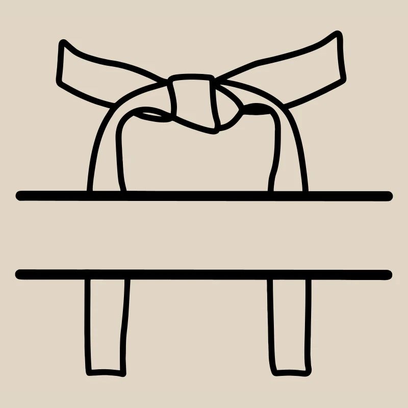 Transparentes Band oder Obi