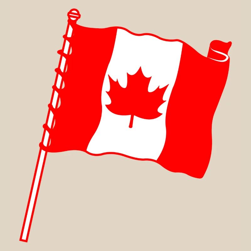 Flag: Canada maple leaf
