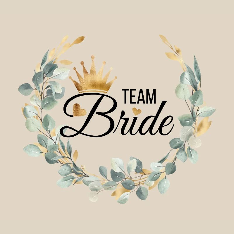 Team Bride! Wreath & crown design, customisable