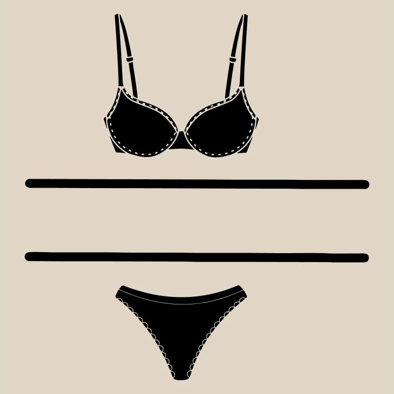 Dessous-Logo für Laden- oder Marktstandverkäufer