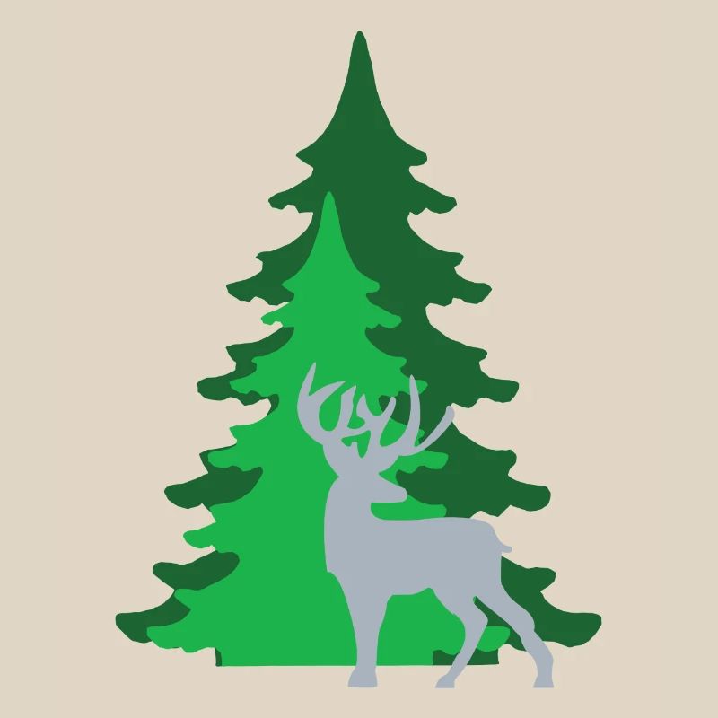 CHEVREUIL DANS LA FORÊT