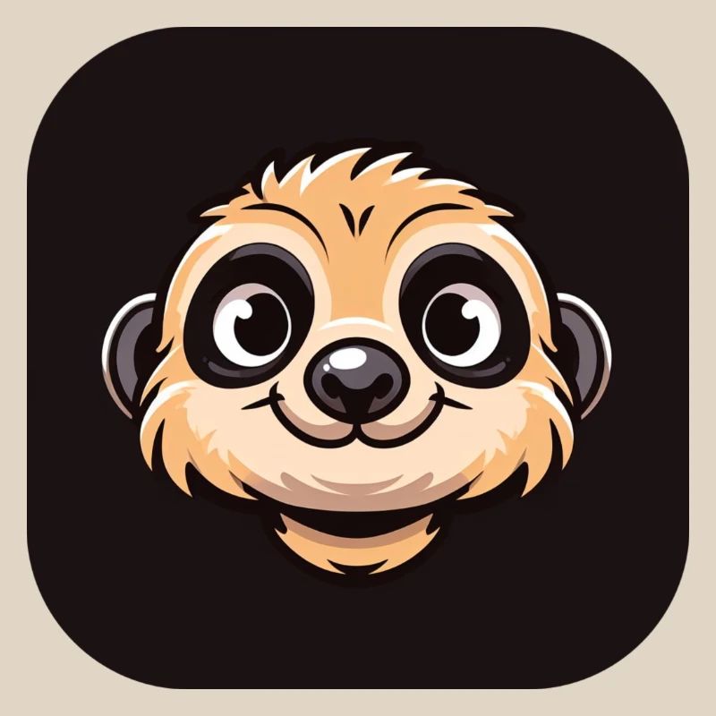Comic Meerkat Head