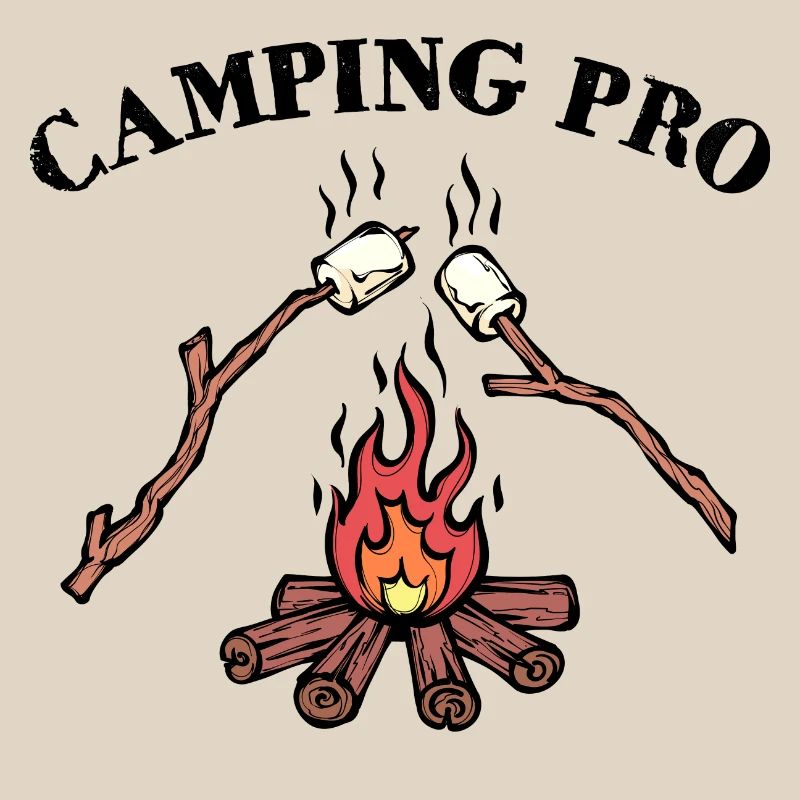 Lagerfeuer Campingplatz Statement Camping Camper