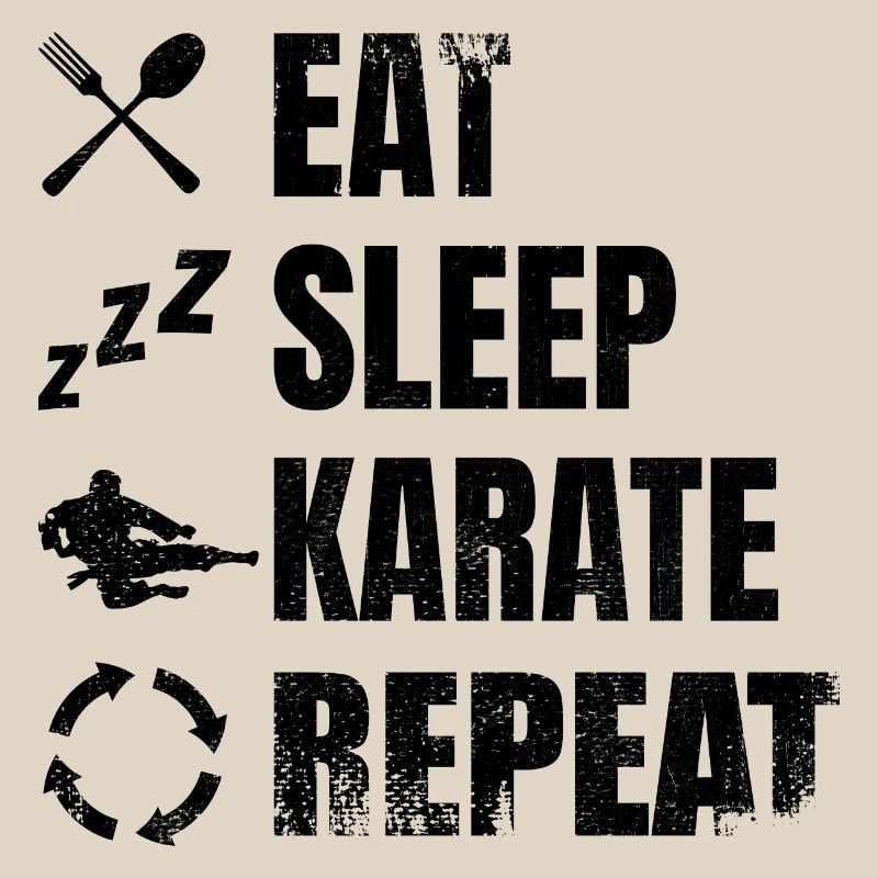 Routine de karatéka