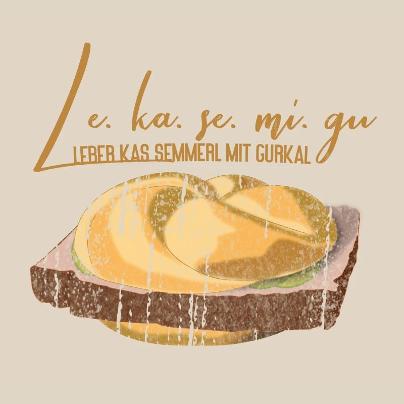 Leberkäs Semmerl avec cornichons – dialecte