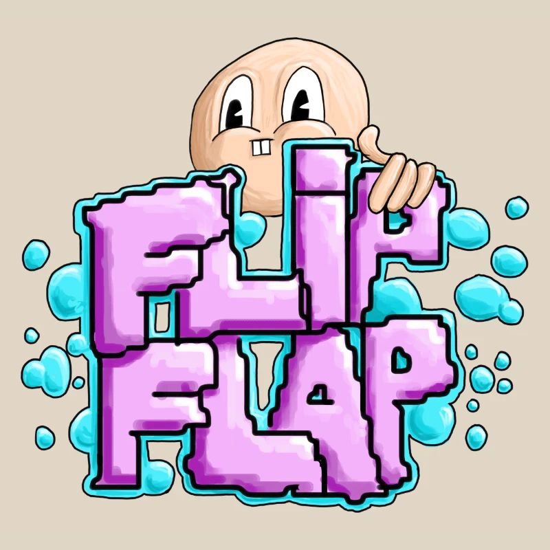 Fun Graffiti Bubble Flip