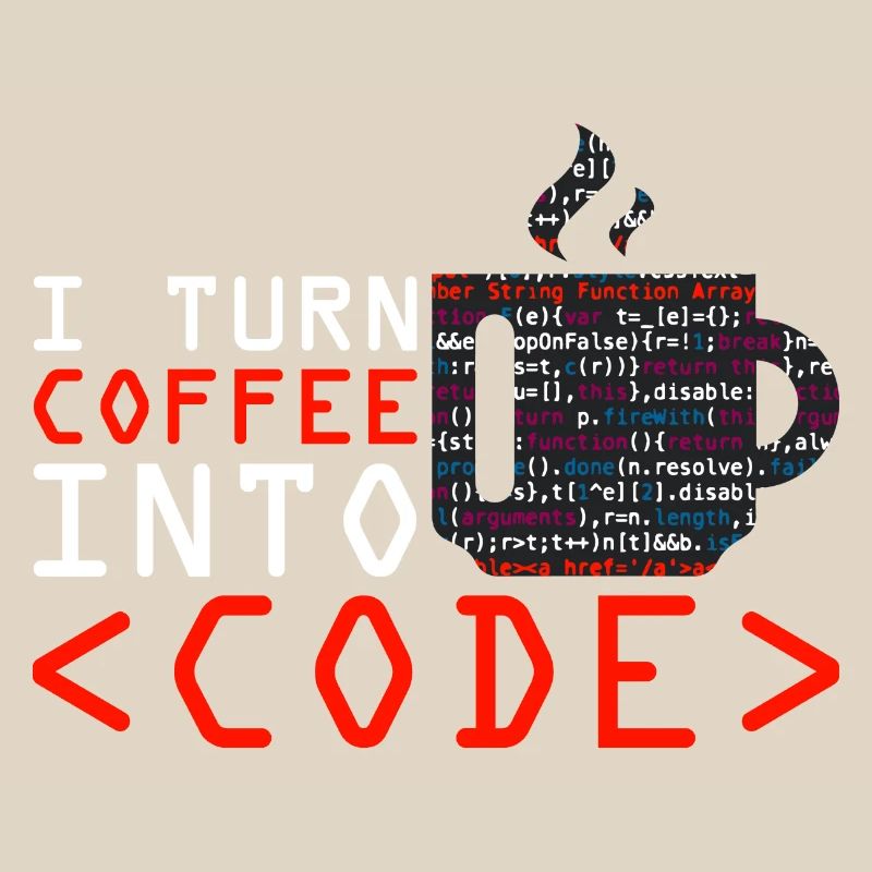 Programmers generate code from coffee