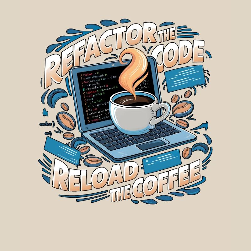 Aus Kaffee Code generieren Programmierer