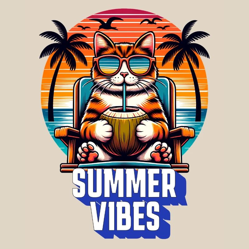 Summer vibes with a cool cat