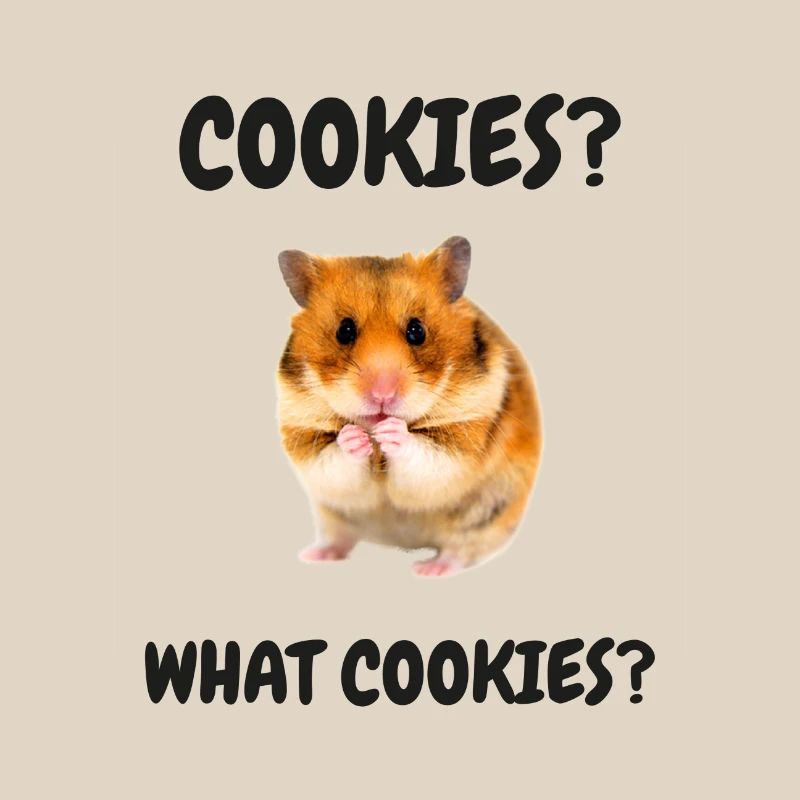 Hamster Meme Cookies Biscuits Snacking Hamster doré