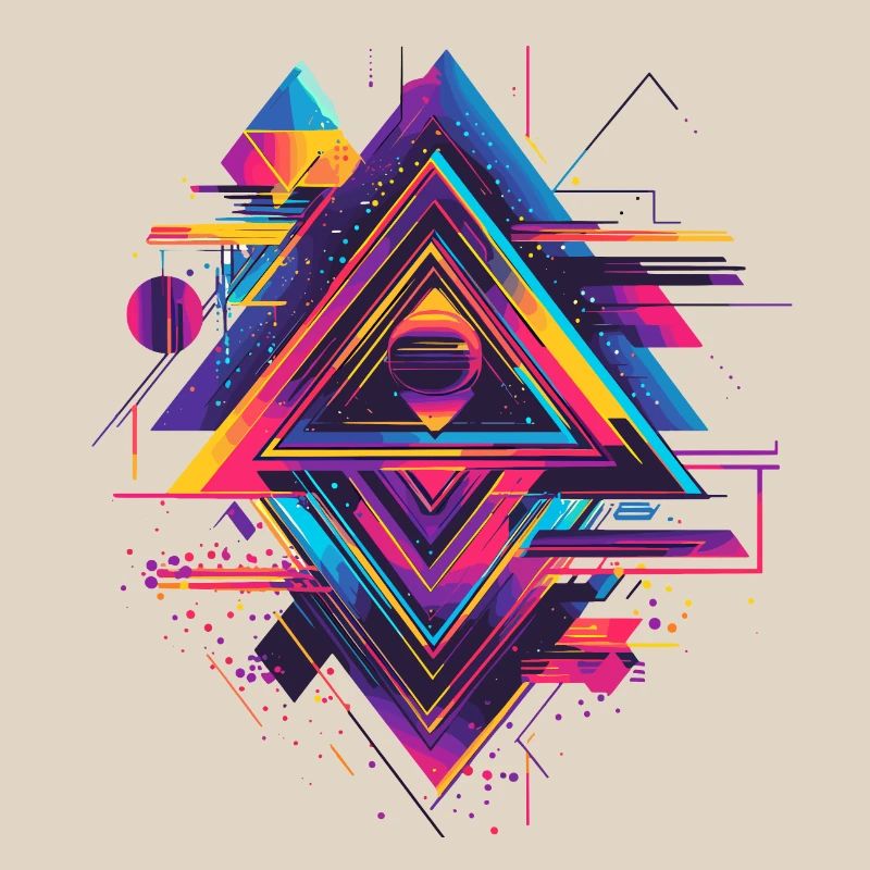 Futuristic Psychedelic Techno Trance 90s 80s