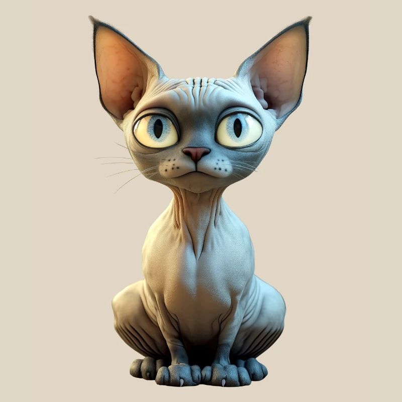 Chat Sphynx Chat Sphynx Chat Canadien Mignon Sphinx