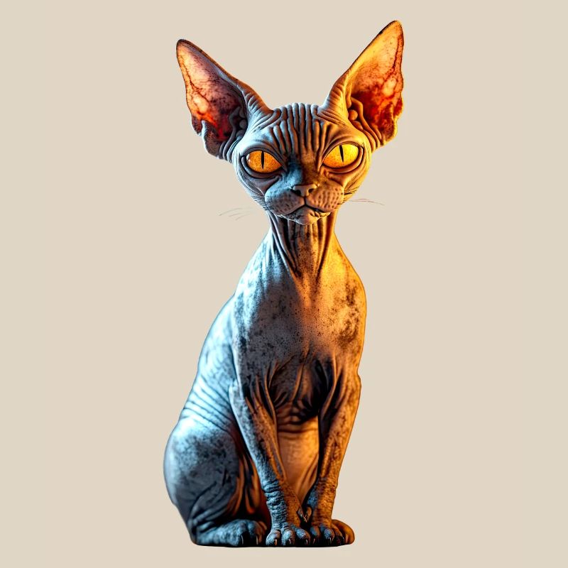 Chat Sphynx Chat Sphynx Chat Canadien Mignon Sphinx