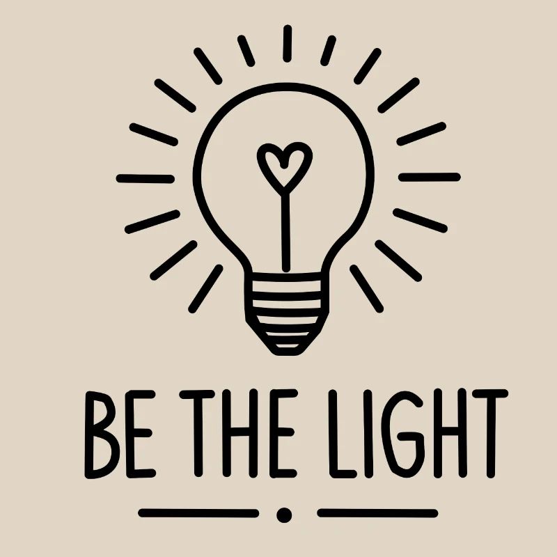 Sei das Licht, modern und minimalistisch