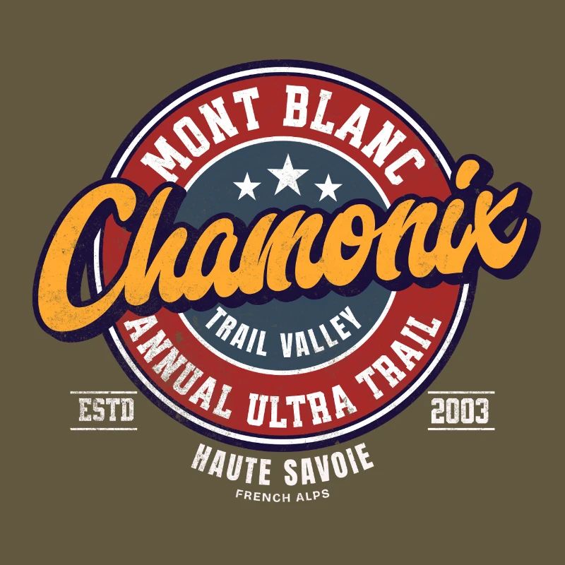 Mont Blanc Ultra Trail Chamonix Trail Patch