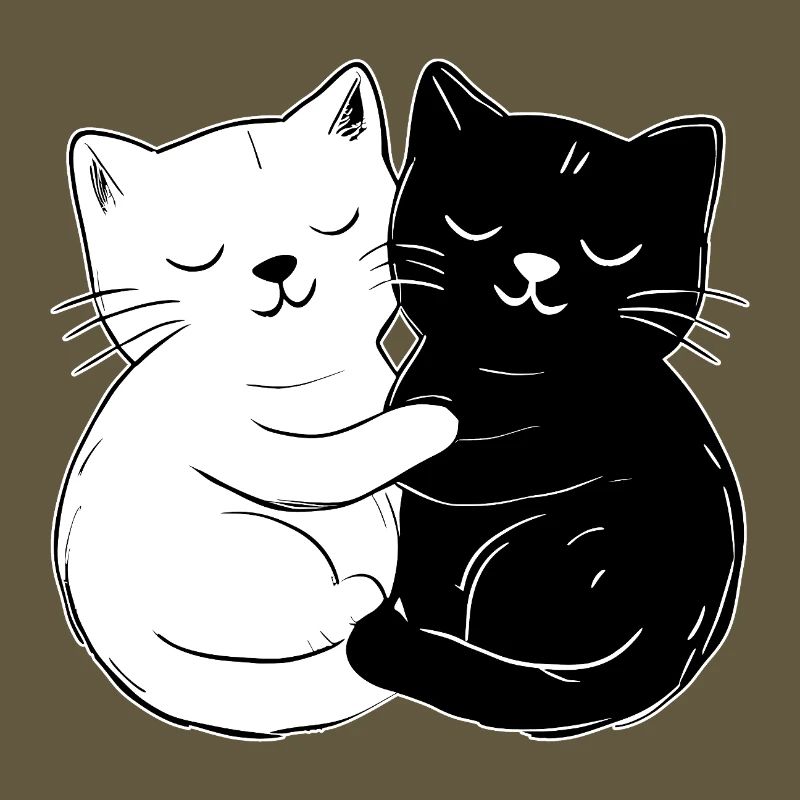 Chats mignons – simples et élégants
