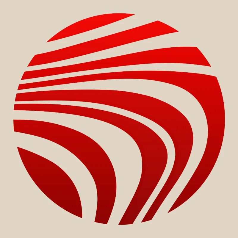 Psychedelic Pattern Red Gradient