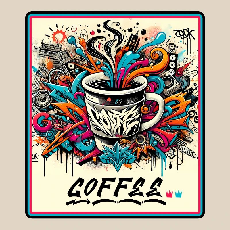 Kaffee Graffiti Explosion