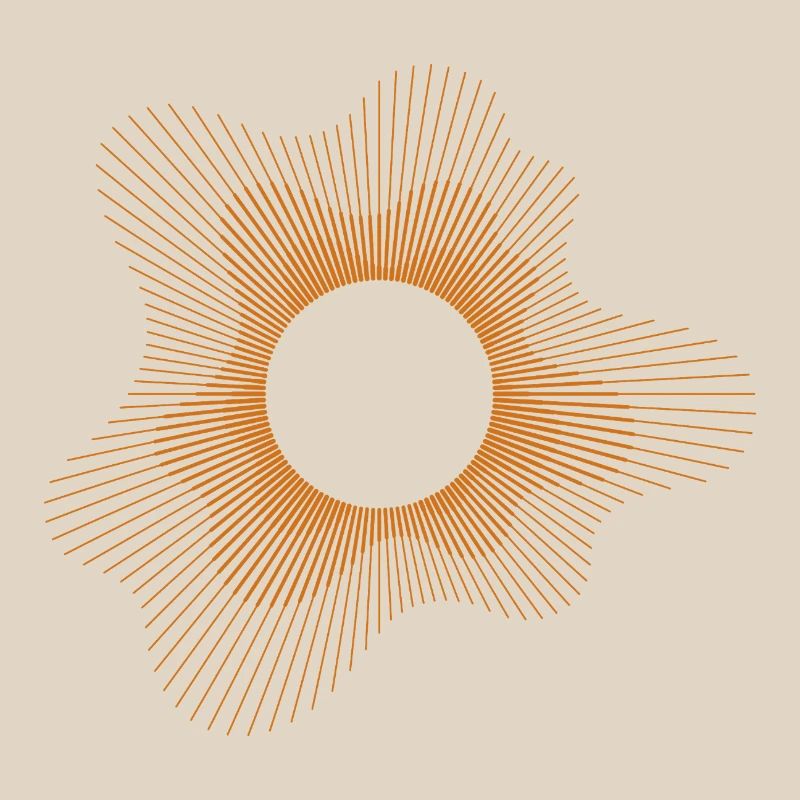 Solar Eclipse Geometric Design