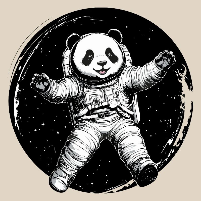 Astronaut Panda – Cute Space Explorer