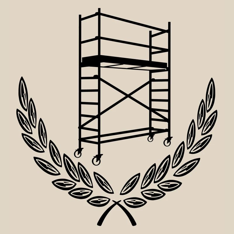 Échafaudage en couronne de laurier – design épuré