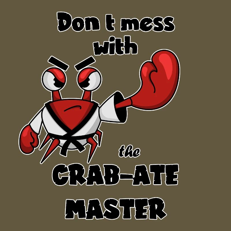 Don't mess with the crab-ate master - krab karate