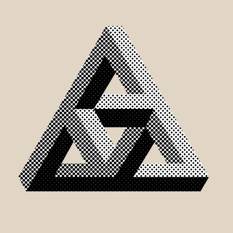 Illusions d’optique Design Triangle