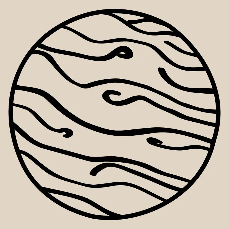 Planet Space Doodle